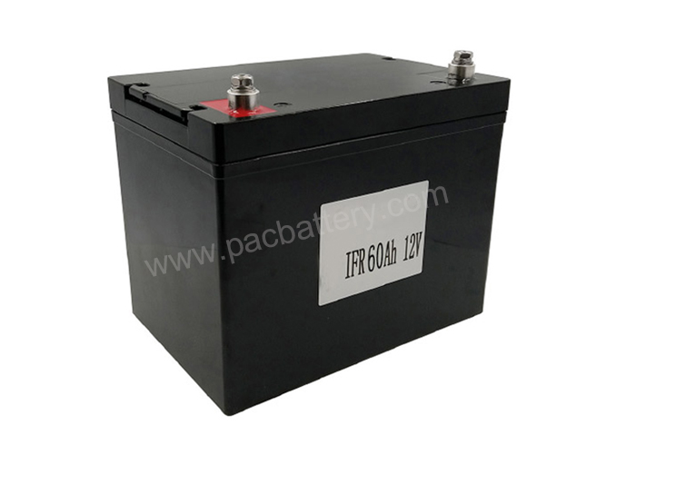 Haute capacité batterie 12V 60Ah LiFePO4 pour le stockage d'énergie UPS