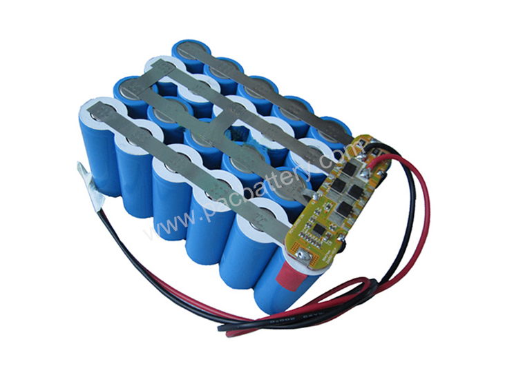 longue durée de vie 2000 fois pack batterie Li-Fe 4S6P 26650 12.8en 20Ah