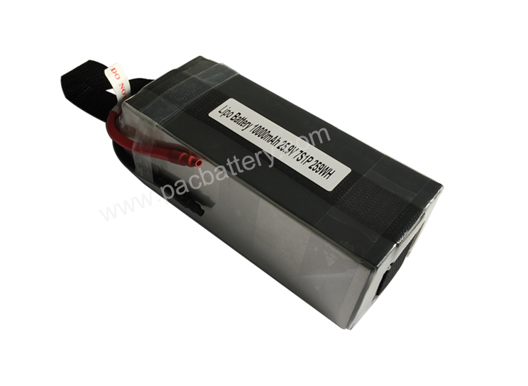 High discharge battery pack 7S1P 25.9V 10Ah 15C for Drone