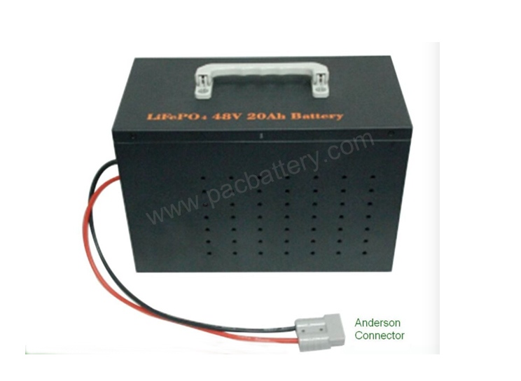 Deep Cycle batterie LiFePO4, Poids léger Batterie au lithium 48V 20Ah