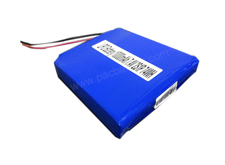 Alimentation de secours au lithium 7.4V 10Ah 2S1P faite de cellules 10Ah