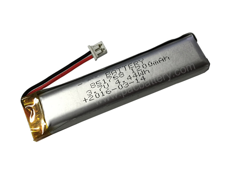 Appareil de beauté 3.7V 1200mAh 851768 4.44Wh Li-polymère batterie