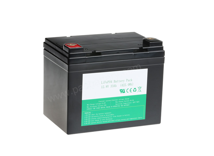 26650 4S10P 12V 33Ah LiFePO4 batterie rechargeable pour la sauvegarde de l'énergie solaire