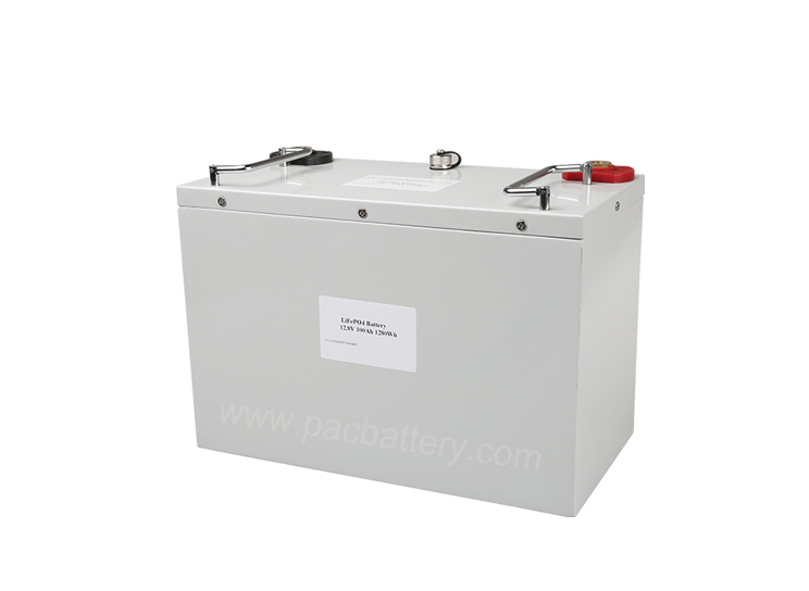 1280Wh Lithium-Ionen-Akku 12,8 V 100 Ah LiFePO4 mit Metallgehäuse