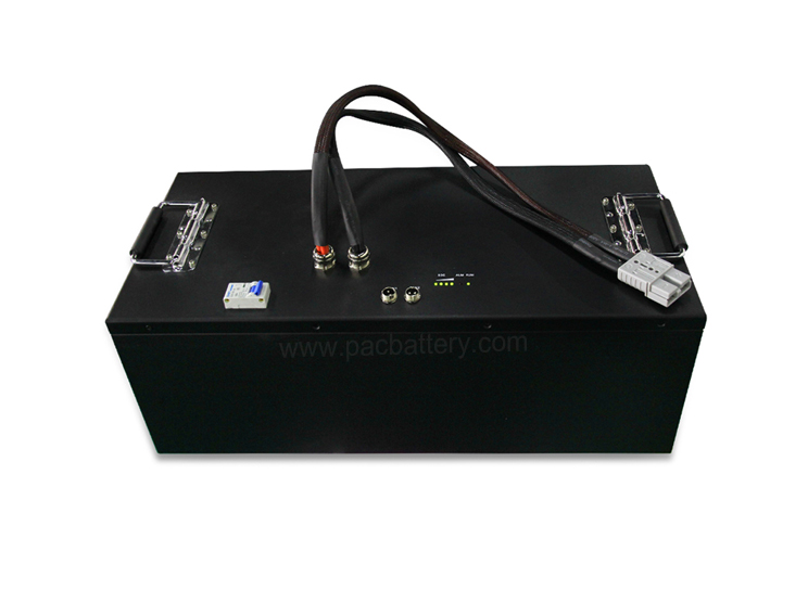 48la batería de iones de litio v Lifepo4 80Ah para la comunicación CAN bus del carro de golf