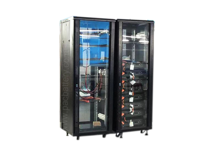 38kw batterie haute tension 384v LiFePO4 montée en rack 100Ah pour système de stockage commercial