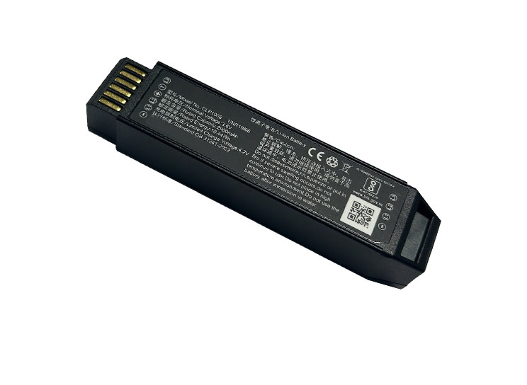 Batterie de scanner de codes-barres portable 3,6 V 2900 mAh Li-ion polymère avec boîtier en plastique