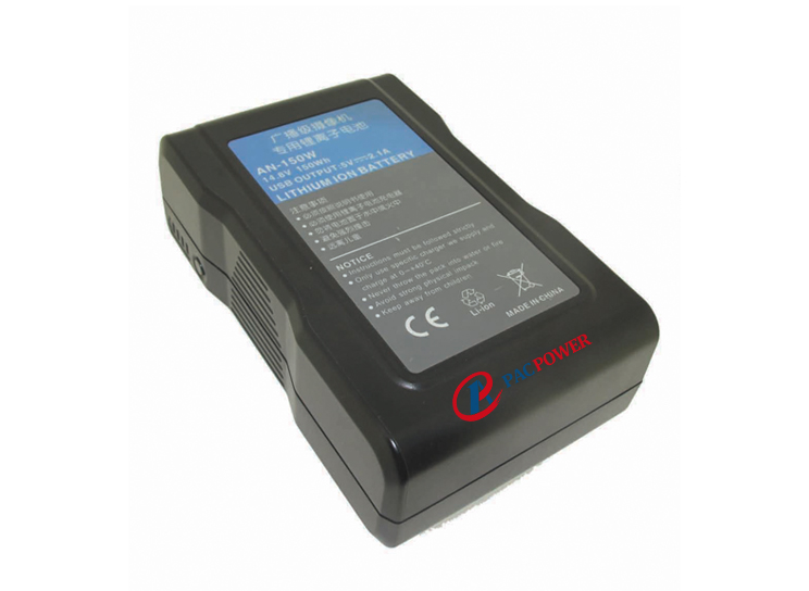 Dedicated lithium ion battery battery AN-150 150Wh with USB output for broadcast camera digital camera