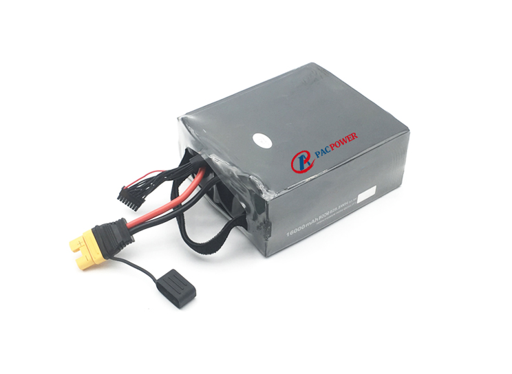 2CA AI Batería de litio 12s 44.4V 16000 mAh para protección contra la planta Drone 20c descarga