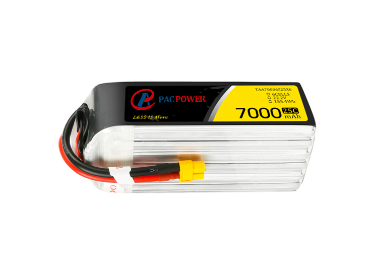 22.2V 7000mAh 6S 25C FPV racing drone LiPo Battery pack high power