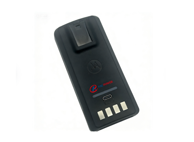 Rechargeable 7.4V 2600mAh Lithium Ion Battery PMNN4080A with Type-C compatible with Motorola Two-Way Radios